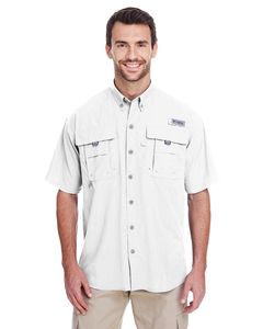 Columbia 7047 - Men's Bahama II Short-Sleeve Shirt Blanc