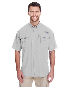 Columbia 7047 - Men's Bahama II Short-Sleeve Shirt Cool Grey
