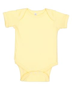 Rabbit Skins 4400 - Infant 5 oz. Baby Rib Lap Shoulder Bodysuit Banane