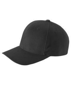 Yupoong 6363V - Adult Brushed Cotton Twill Mid-Profile Cap Noir