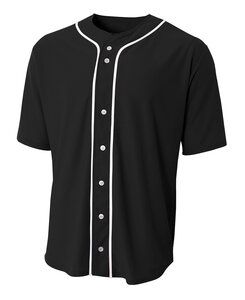 A4 A4NB4184 - Youth Full Button Baseball Top Forest
