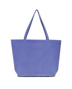 Liberty Bags LB8507 - Seaside Cotton 12 oz Pigment Dyed Large Tote Periwinkle Blue