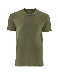 Next Level NL3605 - Remera de algodón con bolsillo para adultos Verde Militar