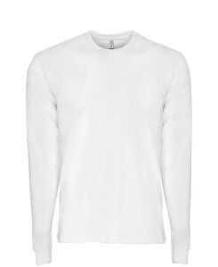 Next Level NL6411 - Adult Sueded Long Sleeve Tee White