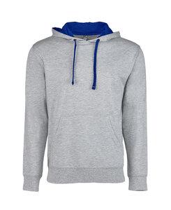 Next Level NL9301 - Unisex French Terry Pullover Hoody Heather Gray/Royal