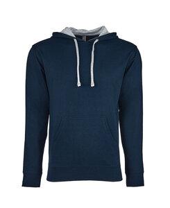 Next Level NL9301 - Unisex French Terry Pullover Hoody Midnight Navy/Heather Gray