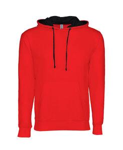 Next Level NL9301 - Unisex French Terry Pullover Hoody Red/Black
