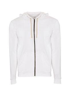 Next Level NL9602 - Unisex Fleece Zip Hood White