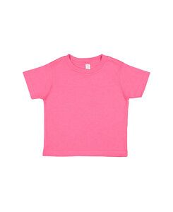 Rabbit Skins LA330T - Remera Jersey para niños Hot Pink