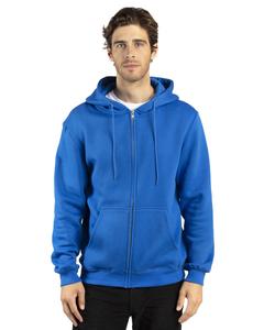 Threadfast 320Z - Unisex Ultimate Fleece Full-Zip Hooded Sweatshirt Royal blue