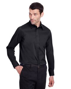 Devon & Jones DG560 - Men's Crown Collection Stretch Broadcloth Slim Fit Shirt Black