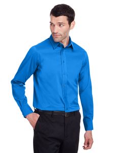 Devon & Jones DG560 - Men's Crown Collection Stretch Broadcloth Slim Fit Shirt French Blue