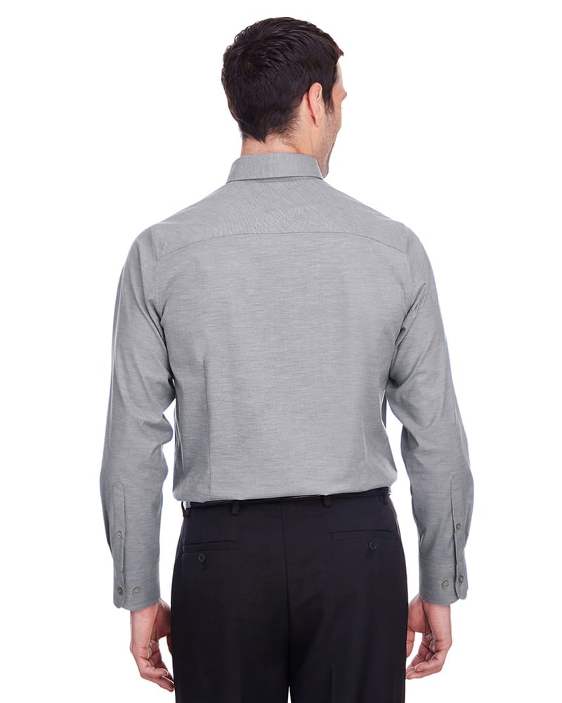 Devon & Jones DG562 - Men's Crown  Collection Stretch Pinpoint Chambray Shirt