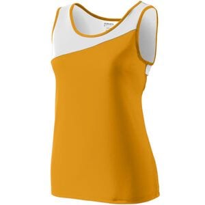 Augusta Sportswear 354 - Ladies Accelerate Jersey Gold/White