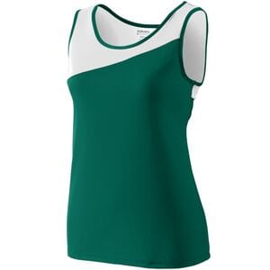 Augusta Sportswear 354 - Ladies Accelerate Jersey Dark Green/White