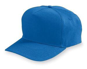 Augusta Sportswear 6202 - Gorra de sarga de algodón de cinco paneles  Real Azul
