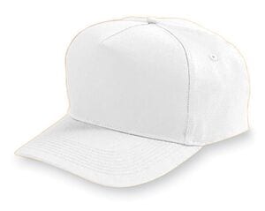 Augusta Sportswear 6207 - Youth Five Panel Cotton Twill Cap White