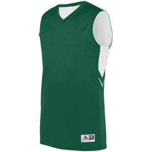 Augusta Sportswear 1167 - Youth Alley Oop Reversible Jersey Dark Green/White