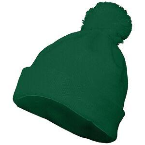 Augusta Sportswear 6816 - Pom Beanie Verde oscuro