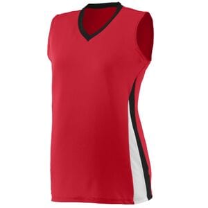 Augusta Sportswear 1356 - Girls Tornado Jersey Red/Black/White