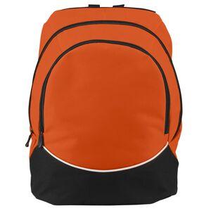 Augusta Sportswear 1915 - Large Tri Color Backpack Orange/Black/White