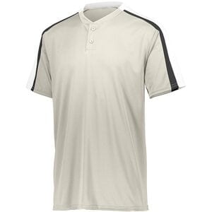 Augusta Sportswear 1558 - Youth Power Plus Jersey 2.0 Silver Grey/ White/ Black