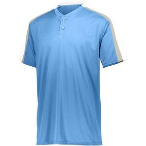 Augusta Sportswear 1558 - Youth Power Plus Jersey 2.0 Columbia Blue/White/Silver Grey