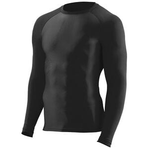 Augusta Sportswear 2605 - Youth Hyperform Compression Long Sleeve Shirt Negro