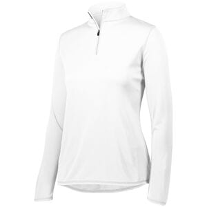 Augusta Sportswear 2787 - Buzo con cierre 1/4 para mujeres Blanco