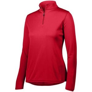 Augusta Sportswear 2787 - Buzo con cierre 1/4 para mujeres Rojo