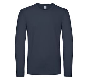 B&C BC05T - Long-sleeved men's t-shirt Navy