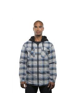 Burnside BN8620 - Adult Hooded Flannel Jacket