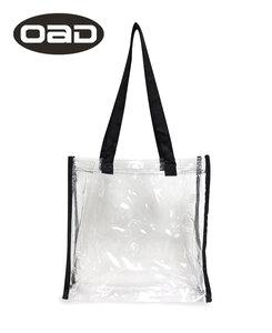 Liberty Bags OAD5004 - OAD Clear Tote Bag Clear/ Black
