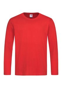 Stedman STE2500 - Long sleeve T-shirt Classic-T for men Scarlet Red