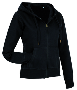 Stedman STE5710 - Sweater Hooded Zip Active for her Black Opal