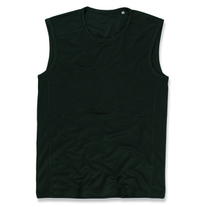 Stedman STE8440 - Sleeveless T-shirt Mesh Active-Dry for him Black Opal