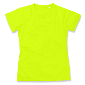 Stedman STE8500 - Crew neck T-shirt for women - ACTIVE 140 Cyber Yellow
