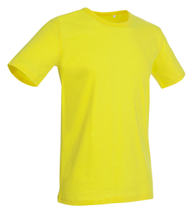Stedman STE9020 - T-shirt Crewneck Morgan SS for him Żółta stoktrotka
