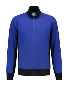 Lemon & Soda LEM4725 - Sweater Cardigan Workwear Royal Blue/BK