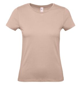 B&C BC02T - Camiseta feminina 100% algodão Millenial Pink