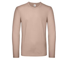 B&C BC05T - Long-sleeved men's t-shirt Millenial Pink