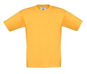 B&C BC191 - Camiseta infantil 100% algodão Amarelo