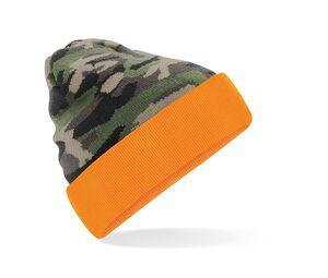 Beechfield BF419 - Beanie with camouflage lapel