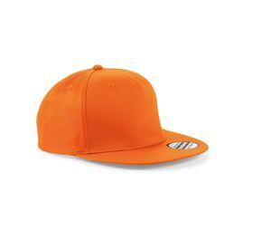 Beechfield BF610 - 5 Panel Snapback Rapper Cap Orange