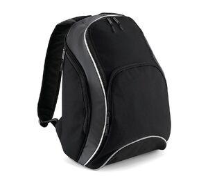 BAG BASE BG571 - Teamwear backpack Black/ Graphite Grey/ White