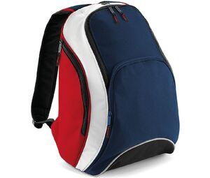 BAG BASE BG571 - Teamwear backpack French Navy / Classic Red / White