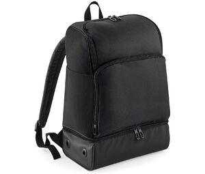 Bagbase BG576 - Sports backpack with solid base Black / Black