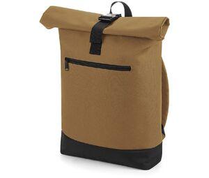 Bag Base BG855 - Roll-Top Backpack Caramel