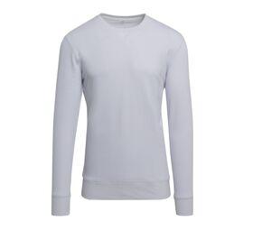 Build Your Brand BY010 - Leichtes Rundhals-Sweatshirt Weiß