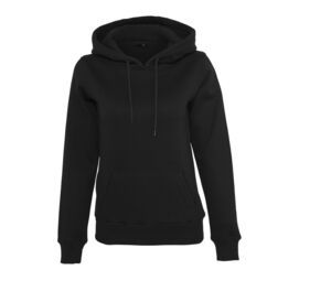 Build Your Brand BY026 - woman hoody heavy Black